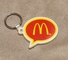 Catena chiave di gomma a catena chiave di gomma d'annata del silicone di arché dorati di McDonalds